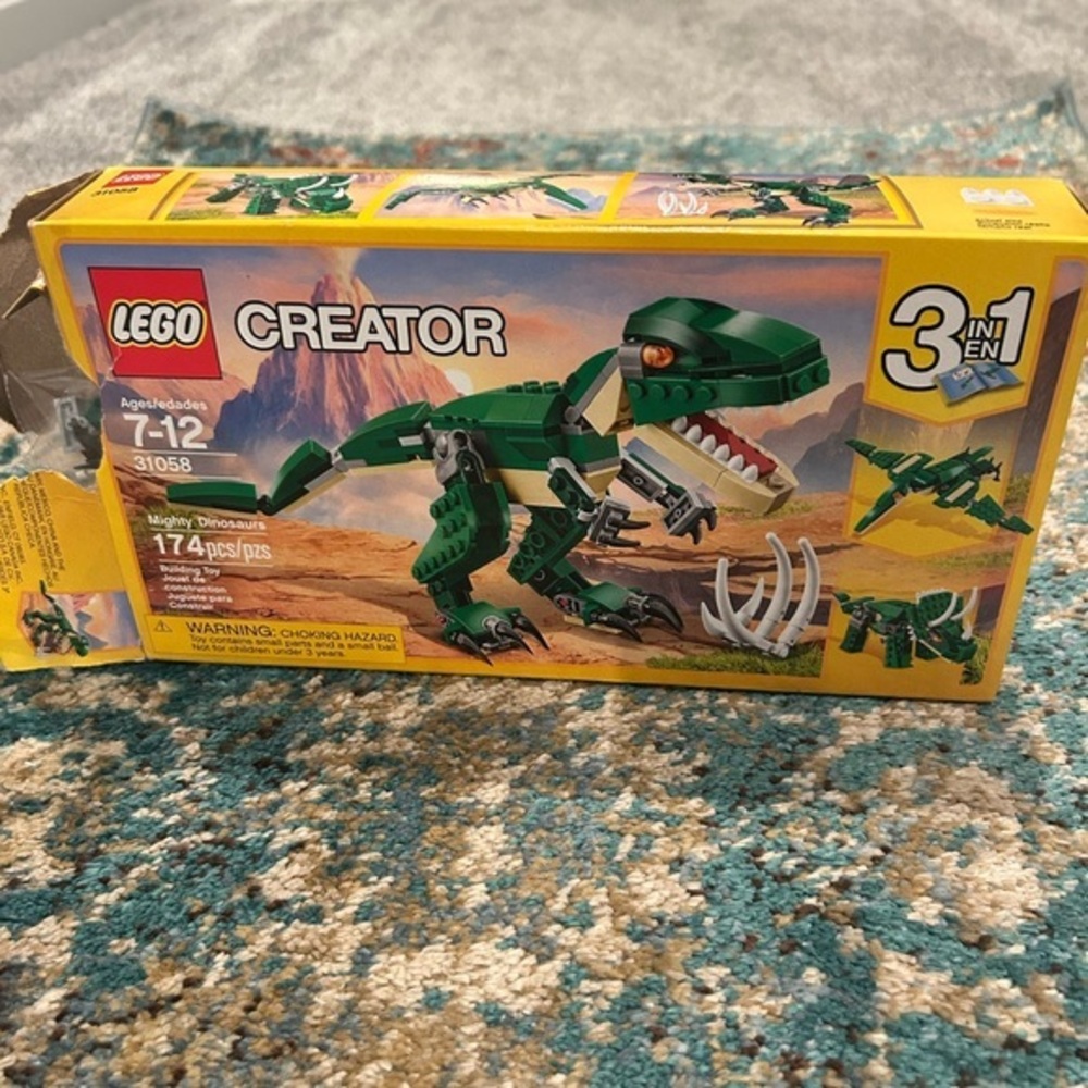 ✨LEGO Creator 3-in-1 Dinosaur Set - Green and Tan